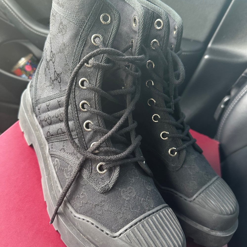 Gucci Black High-Top Sneakers